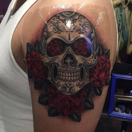 Check These Awesome D A De Los Muertos Tattoos With Skull