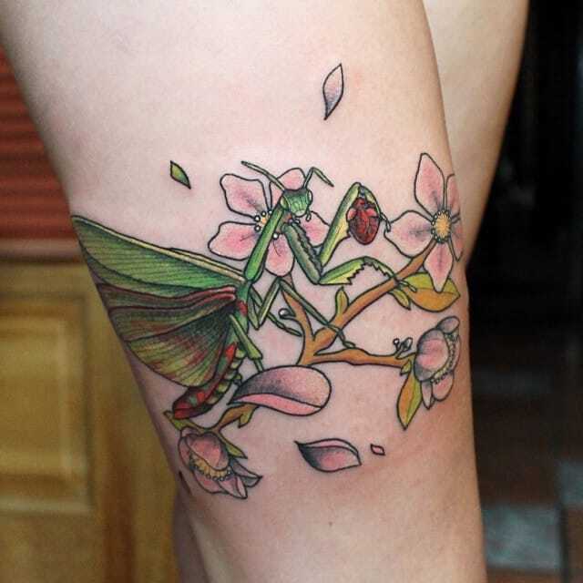 Why Are Japanese Praying Mantis Tattoos So Fascinating