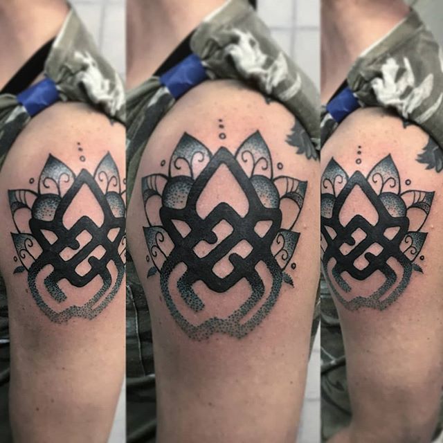 Abstract tattoo style