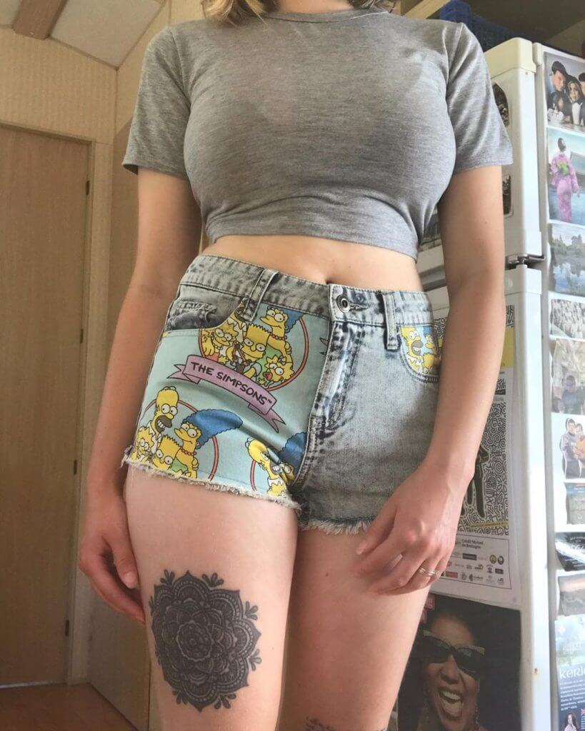 Tattoo on thighs