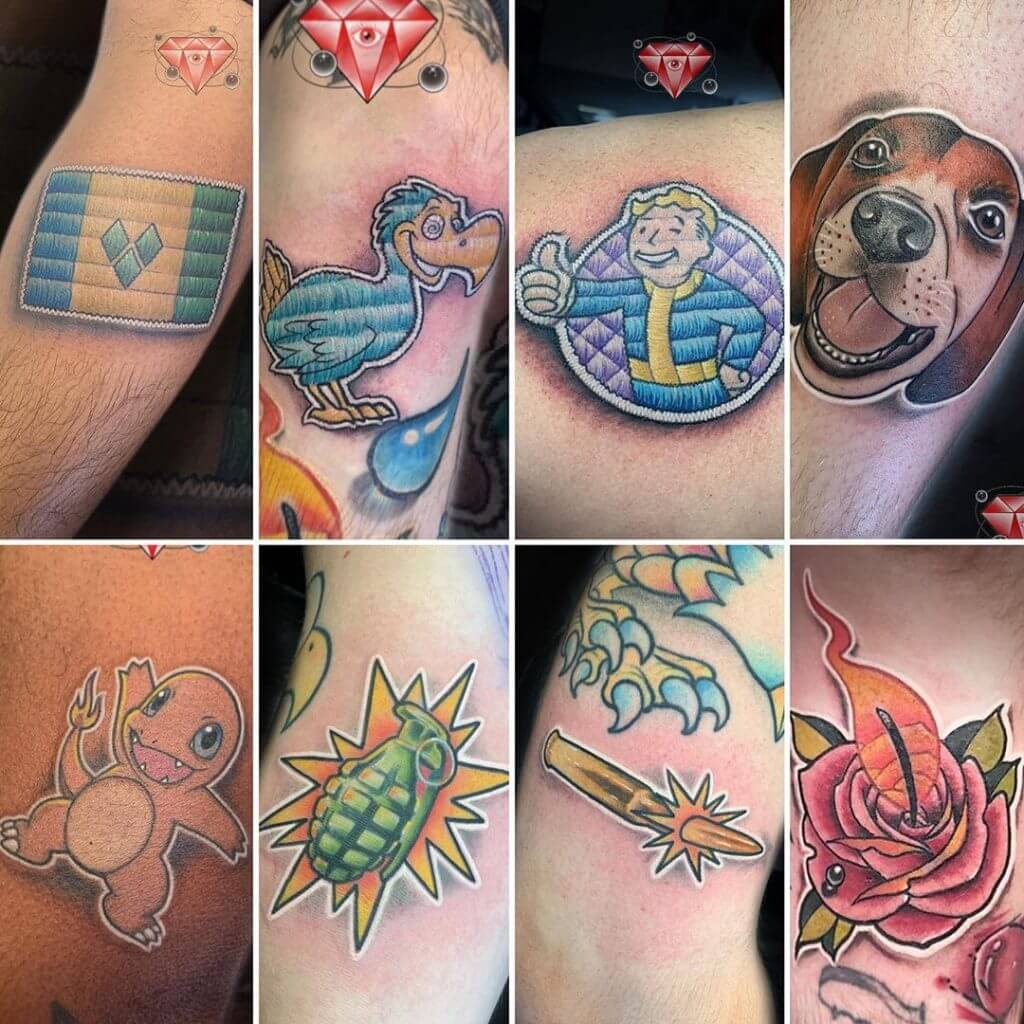Collection of Sticker tattoos