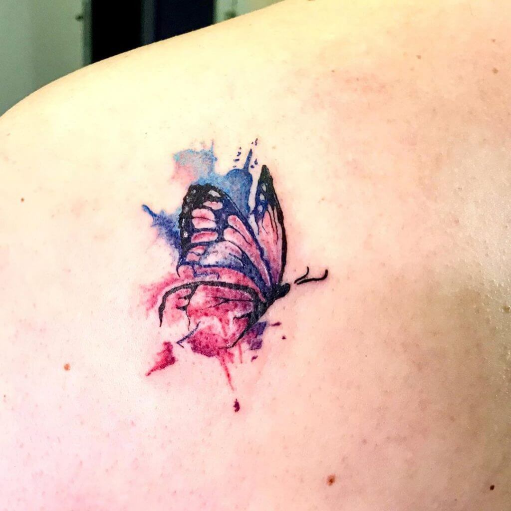 Watercolor Butterfly tattoo
