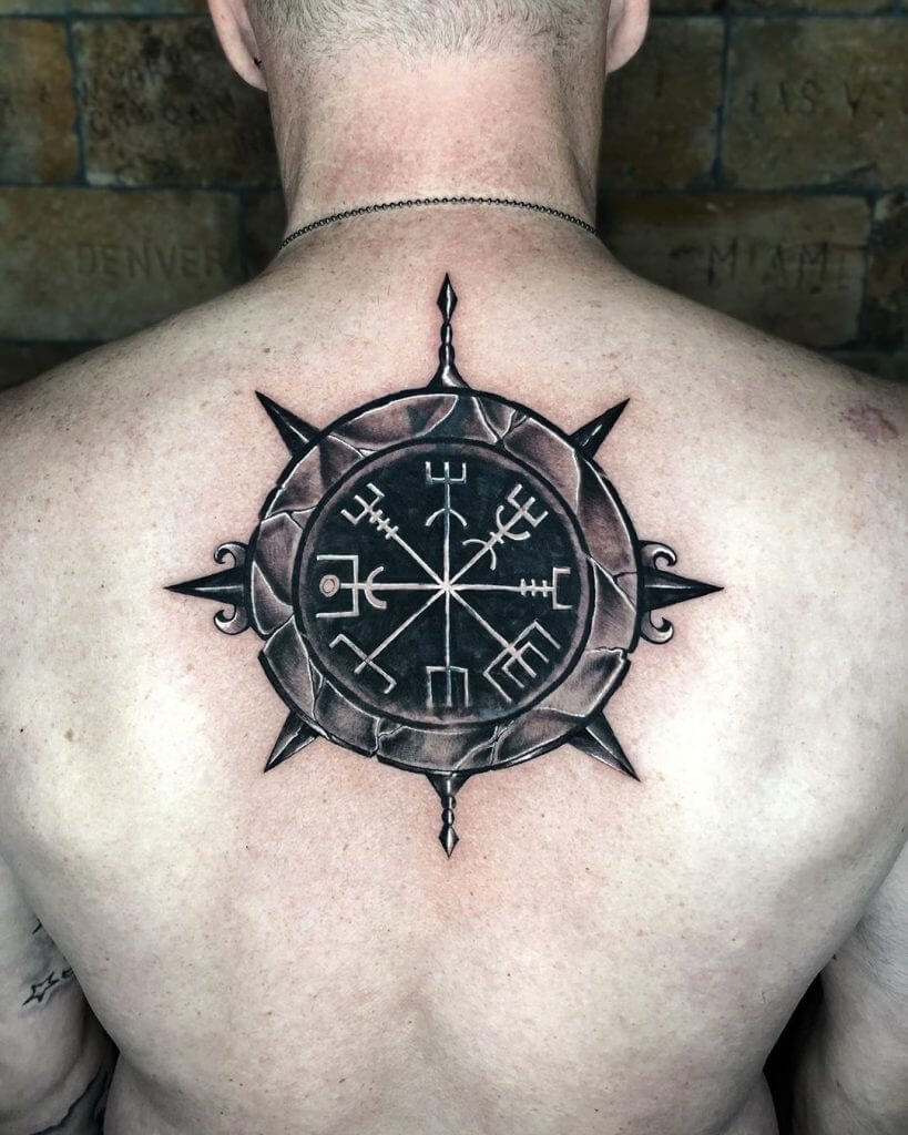 Celtic tattoo of a symbol