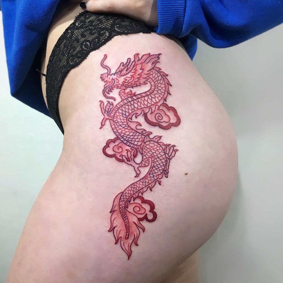 Stunning Examples Of Dragon Tattoo For Woman Withtatto Com