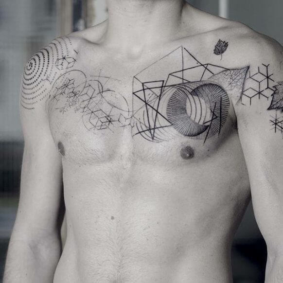 Best body places for abstract geometric tattoo