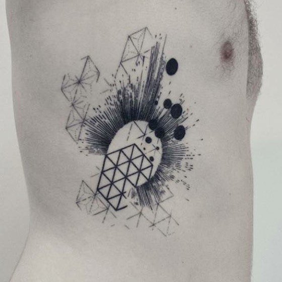 Best body places for abstract geometric tattoo