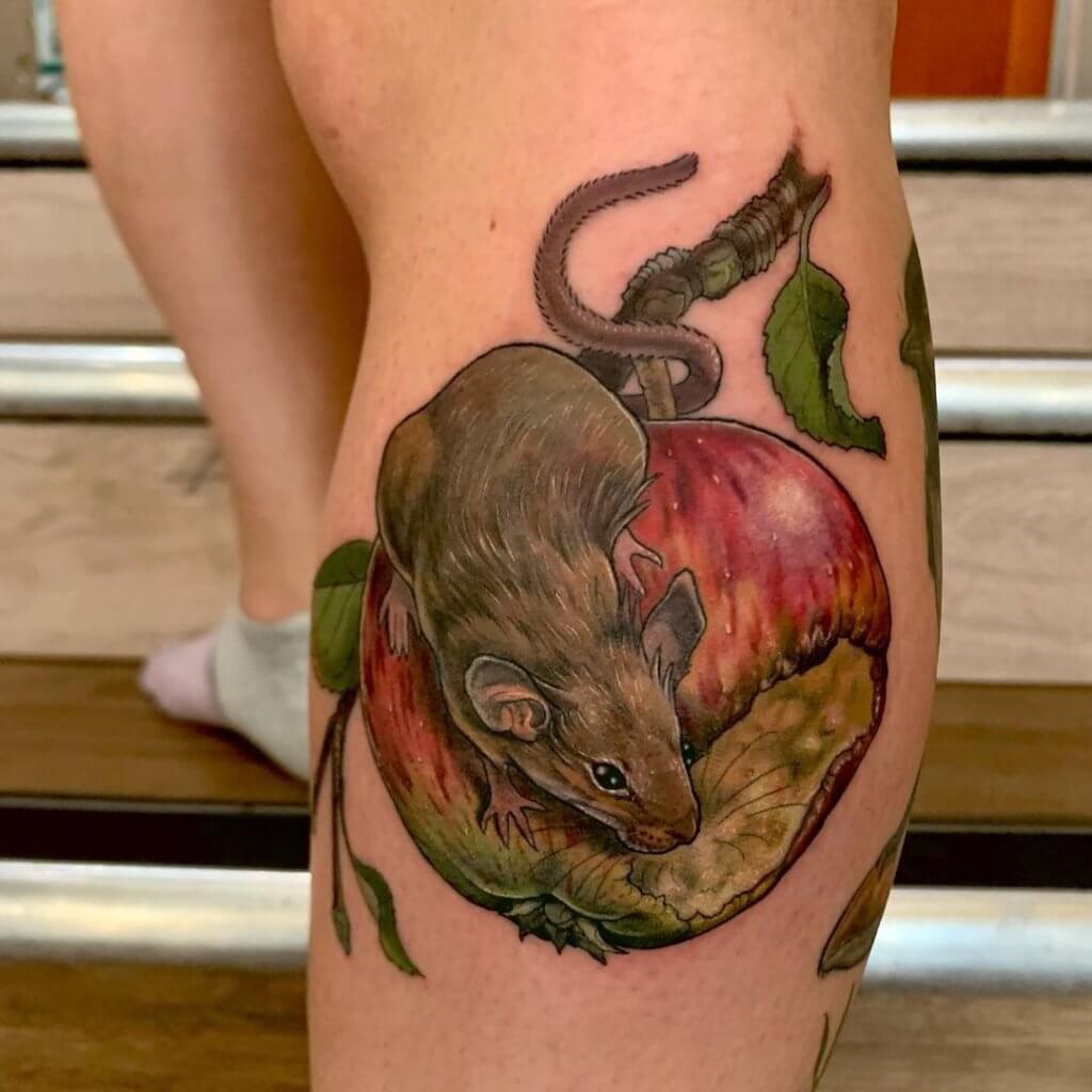 Get some tattoo of small and sweet little creature like is mouse 5