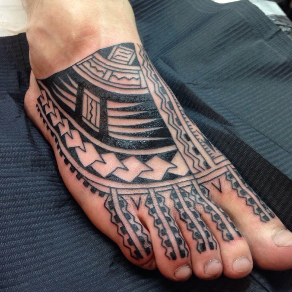 Here are some interesting FOOT tattoos for men