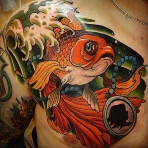 Koi Fish tattoo designs for men 3