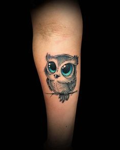 Sweet Owl tattoos for women 2