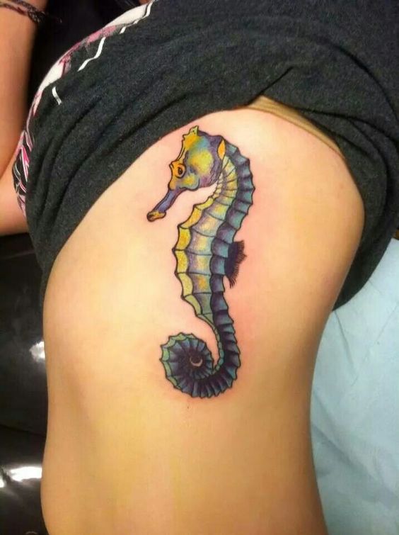 Beautiful Seahorse tattoo ideas for women