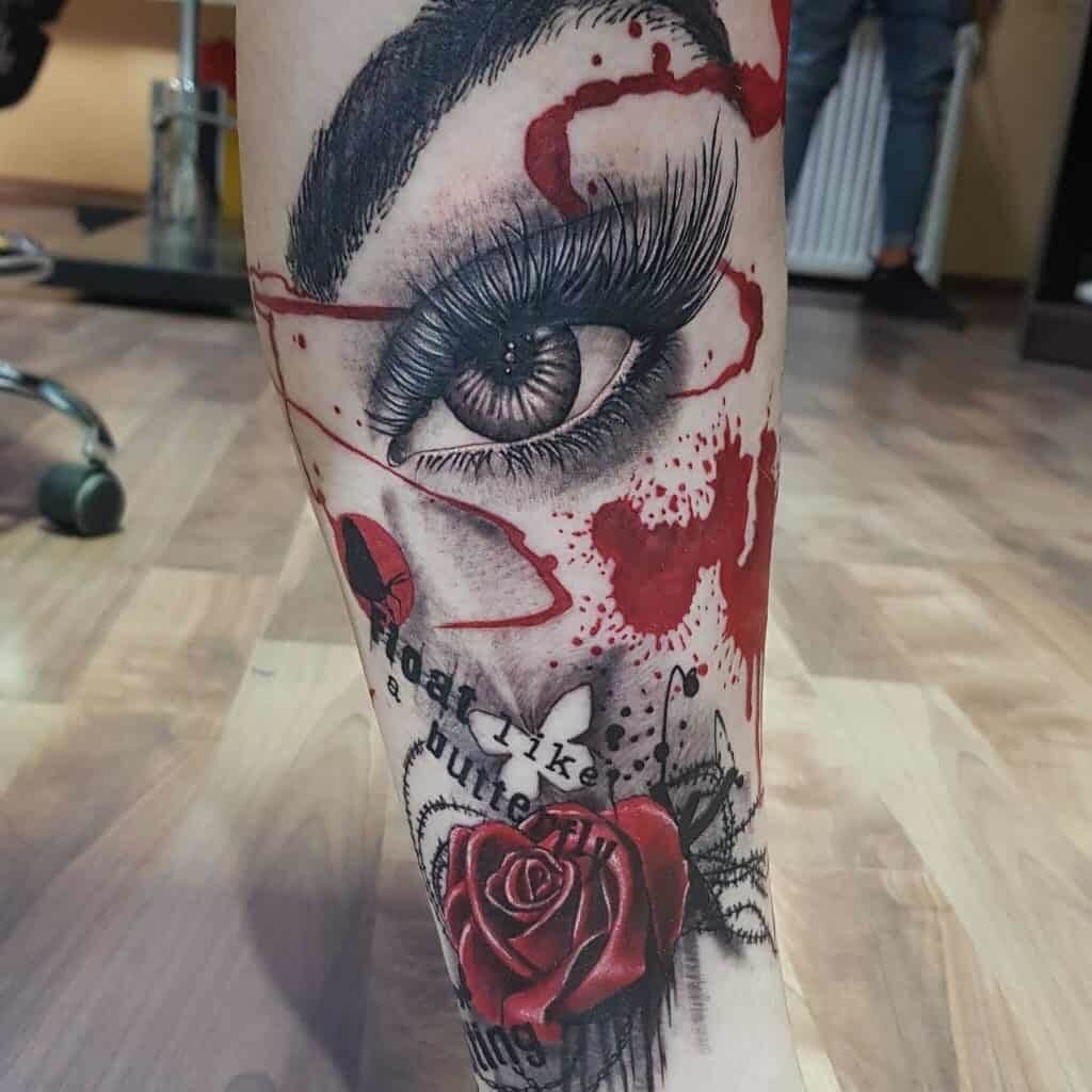 Ideas for female Trash Polka tattoos 4