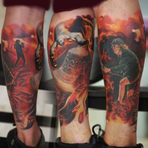 AC DC fans we have a few tattoo designs just for you 5