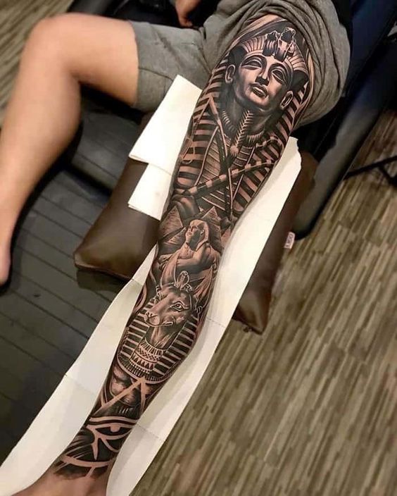 Full Leg tattoos for men