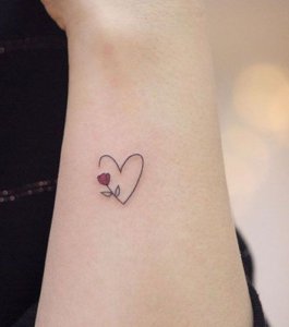 Small heart tattoos 1