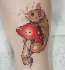 Coolest Mouse tattoo ideas for your body 5