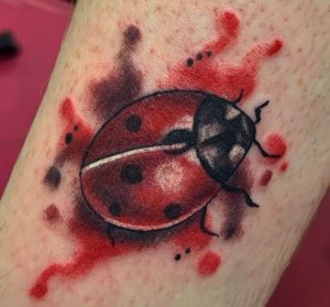 Sneak Peek into secrets of ladybug watercolor tattoo 2