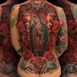 10 Best ideas of Virgin Mary tattoos 7