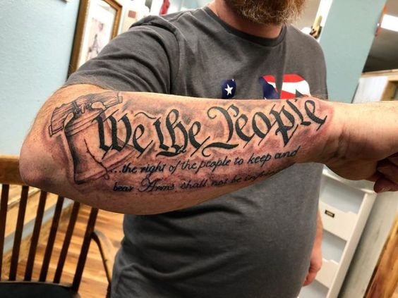 we the people patriotic tattoos