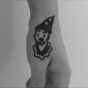 10 stunning examples of small clown tattoo 2