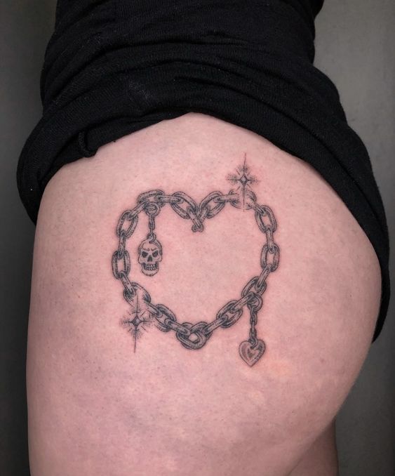 chain tattoo - design, ideas and meaning 