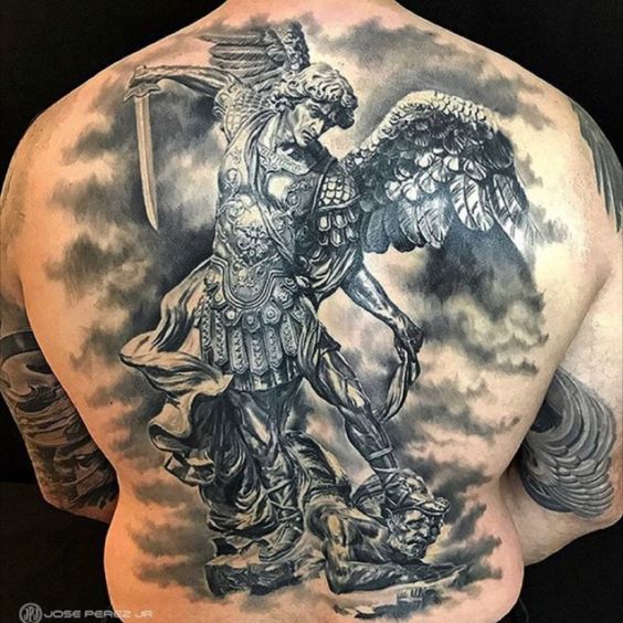 20 Best St. Michael tattoos that look fascinating