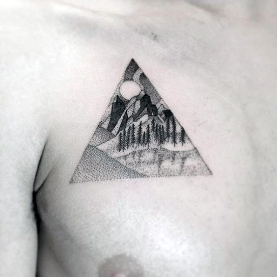 20 Best triangle tattoos as daily inspiration