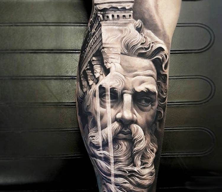 greek god zeus tattoo