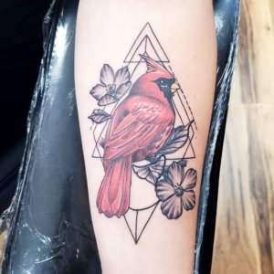 20 Mind blowing cardinal tattoos 15