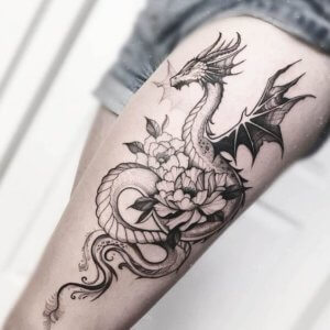 20 best dragon tattoos for her 17