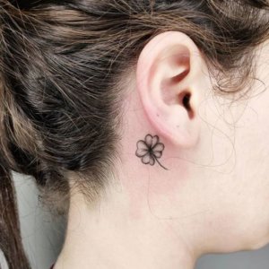 20 small shamrock tattoo examples 2