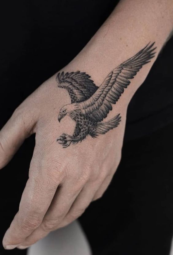 eagle tattoos on forearm