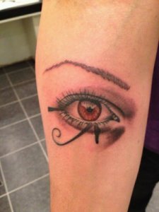 Be stunning with wonderful and realistic Ra eye tattoos 3