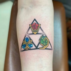 Fictional artefact triforce is authentic tattoo idea 4