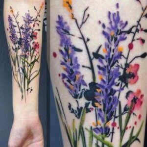 How to feel strong and wild with wildflower tattoo 1