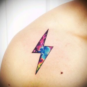 Lighting is sometimes magical but there is no mistake with lighting ball tattoo 1