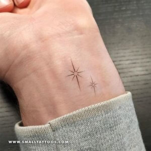 Small stars tattoo is perfect fit for any part of your body 1