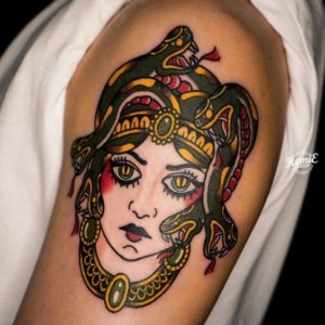 Traditional tattoo funs here 10 ideas for traditional medusa tattoo 9