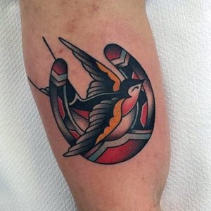 Why not check these latest unique traditional swallow tattoo we picked 3