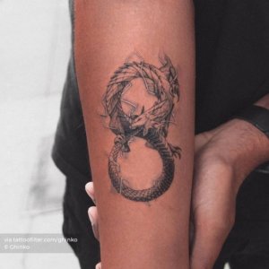 You want a tattoo of infinite then get tattoo of ouroboros 4