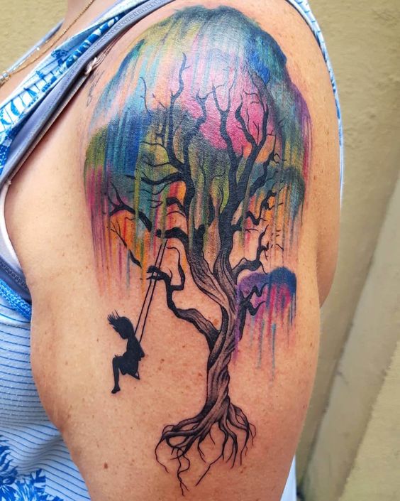 15 Best willow tree tattoo designs