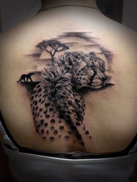 cheetah tattoo tattoo - design, ideas and meaning 
