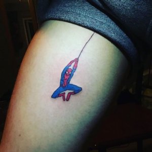 Spiderman tattoo - design, ideas and meaning 