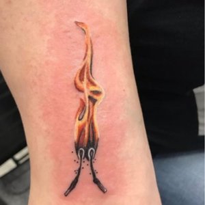 flame tattoo - design, ideas and meaning 