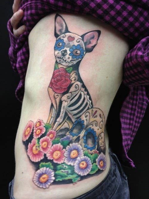 Mark Day of the Dead with timeless Día de los Muertos tattoo