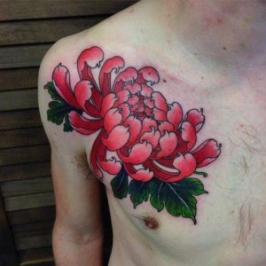 No mistake with japanese chrysanthemum tattoo 5