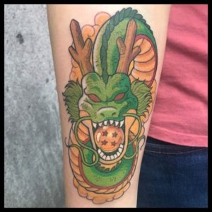 Shenron forearm tattoo will make your arm memorable 4