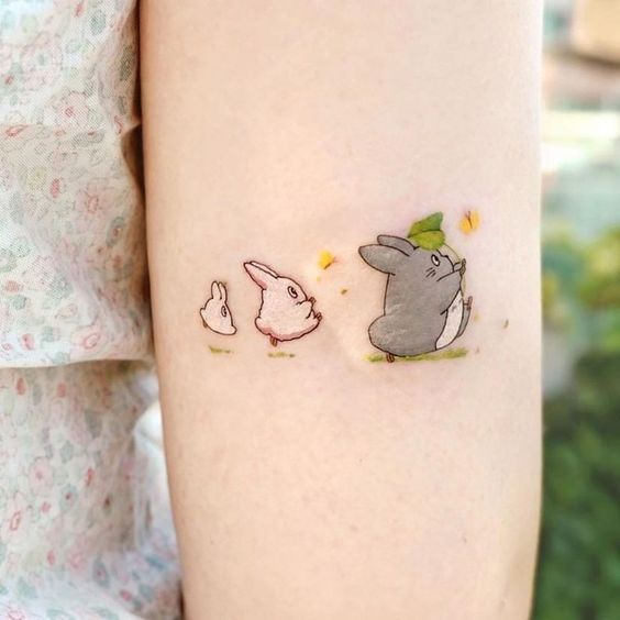 Shockingly Exciting Minimalist Totoro Tattoo Images By Our Opinion