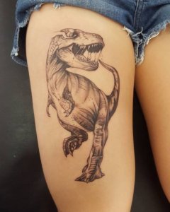 T rex was really unique dinosaur and so are these T rex tattoos 5