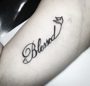 Why cursive blessed tattoo gives surprising refreshment to body 4